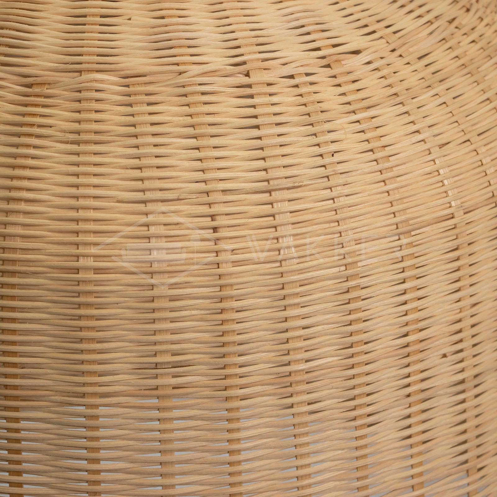 Woven Rattan Pendant Light Natural Handmade Hanging Lamp for Kitchen and Bedroom
