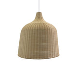 Woven Rattan Pendant Light Natural Handmade Hanging Lamp for Kitchen and Bedroom