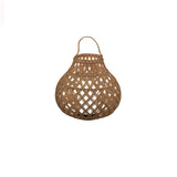 Woven Sphere Solar Lantern Decorative Outdoor Garden Lamp and Architectural Table Light