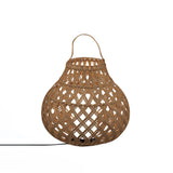 Woven Sphere Solar Lantern Decorative Outdoor Garden Lamp and Architectural Table Light