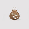 Woven Sphere Solar Lantern Decorative Outdoor Garden Lamp and Architectural Table Light
