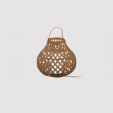 Woven Sphere Solar Lantern Decorative Outdoor Garden Lamp and Architectural Table Light