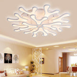 Modern Nordic Flower LED Flush Mount Ceiling Light Dimmable Petal Design Lighting Fixture