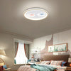 Modern Round LED Ceiling Light with Cartoon Hands Design for Childrens Bedroom Nordic Flush Mount