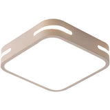 Modern Square LED Ceiling Light Geometric Flush Mount Fixture for Entryway and Hallway