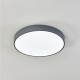 Modern Ultra Thin Round LED Flush Mount Ceiling Light for Contemporary Bedroom and Living Room