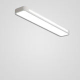 Modern Minimalist Geometric Rectangular LED Flush Mount Ceiling Light for Kitchen and Living Room