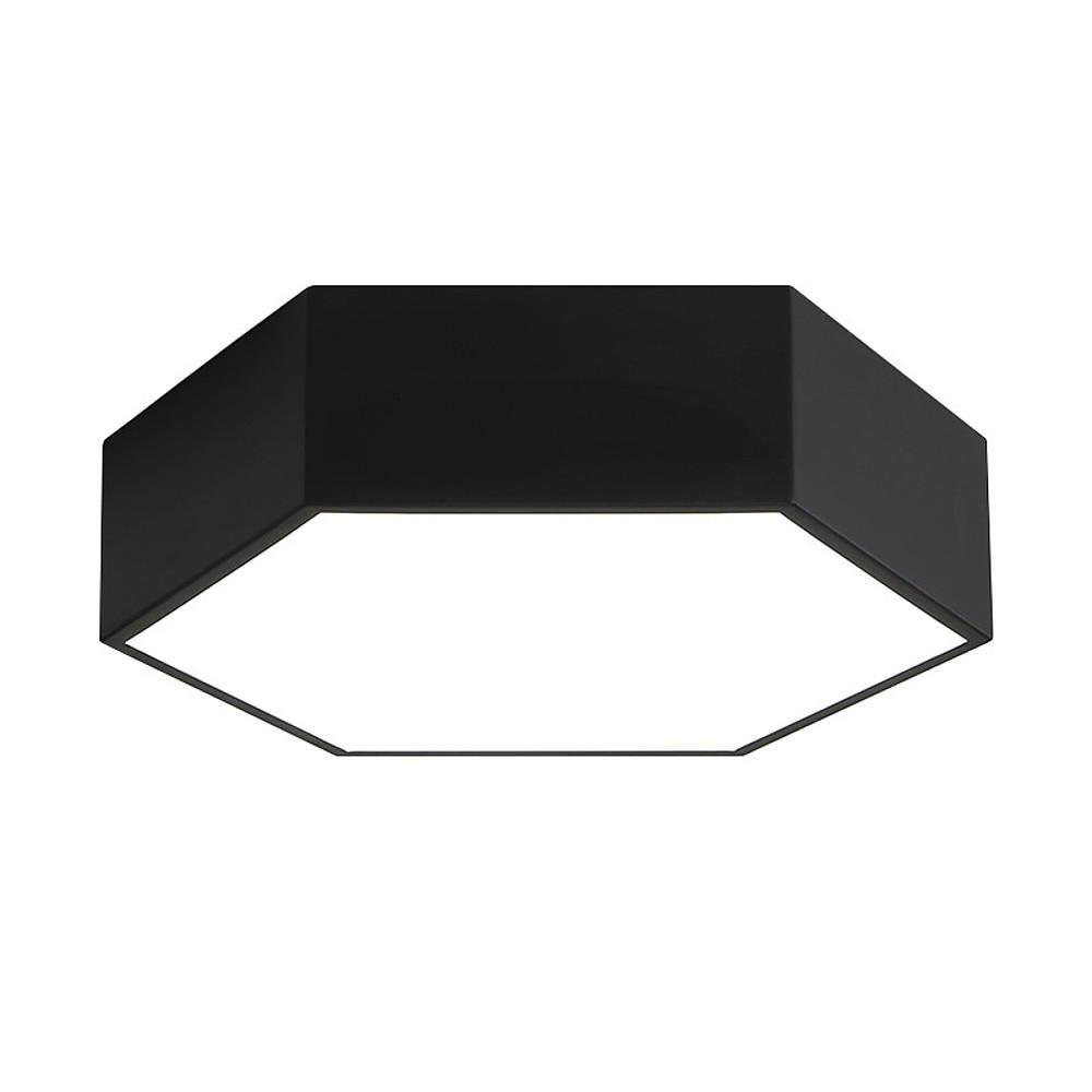 Modern Geometric LED Ceiling Light Fixture with Wireless Control Flush Mount Acrylic Lamp