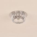 Modern Crystal Geometric LED Flush Mount Ceiling Light for Kitchen and Entryway